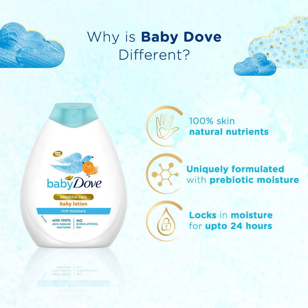 Dove Rich Moisture Baby Lotion, 400ml Buy at Indicrest Image 4