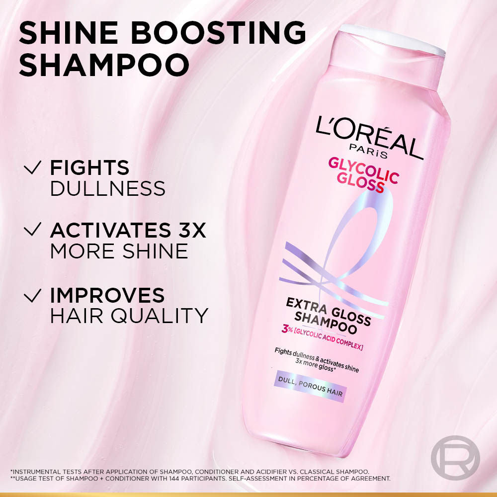 L'Oreal Paris Glycolic Gloss Shine Boosting Shampoo, 200ml Buy at Indicrest Image 4