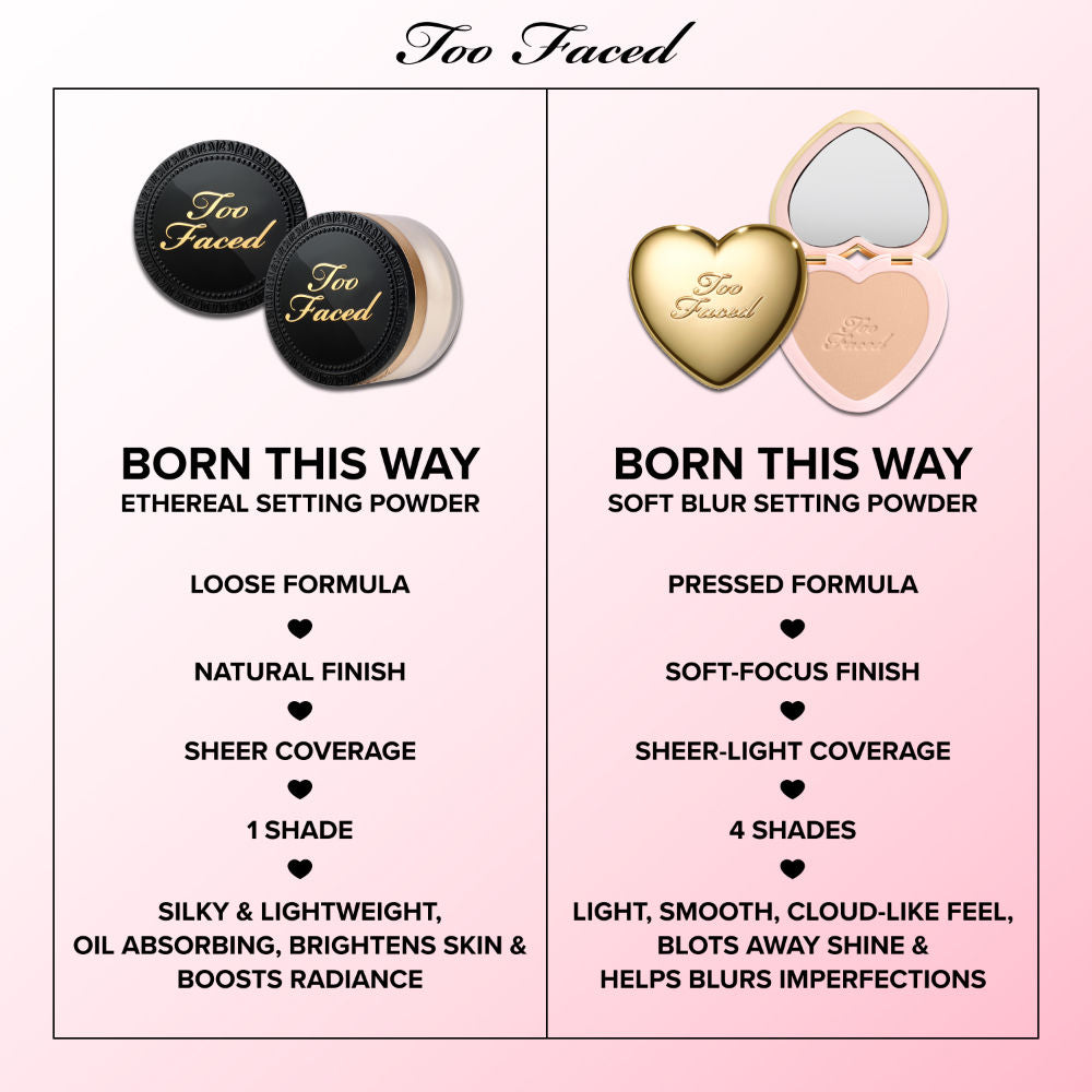 Too Faced Born This Way Super Blur Compact - Medium, 4.8g