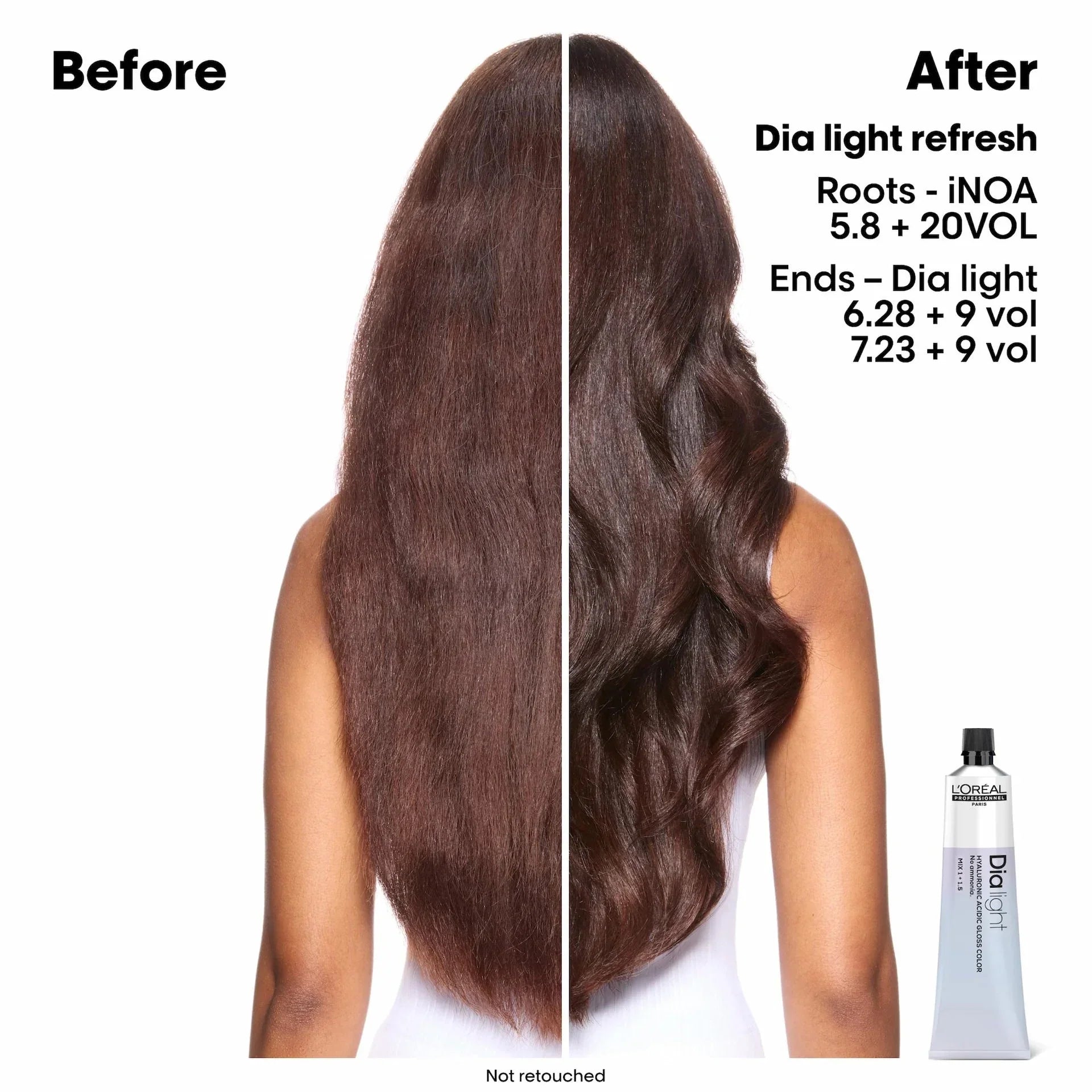 L'Oreal Professionnel Paris Dia Light 7.23 - Iridescent Gold Hair Color, 50ml Buy at Indicrest Image 8