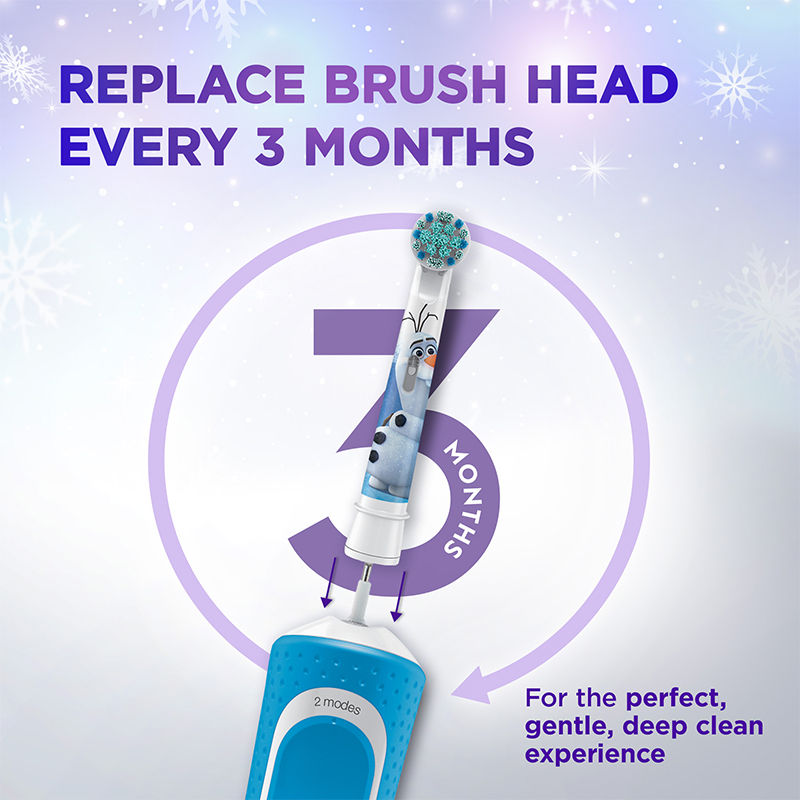 Oral-B Kids Electric Rechargeable Toothbrush Featuring Frozen Characters, 1 piece Buy at Indicrest Image 5