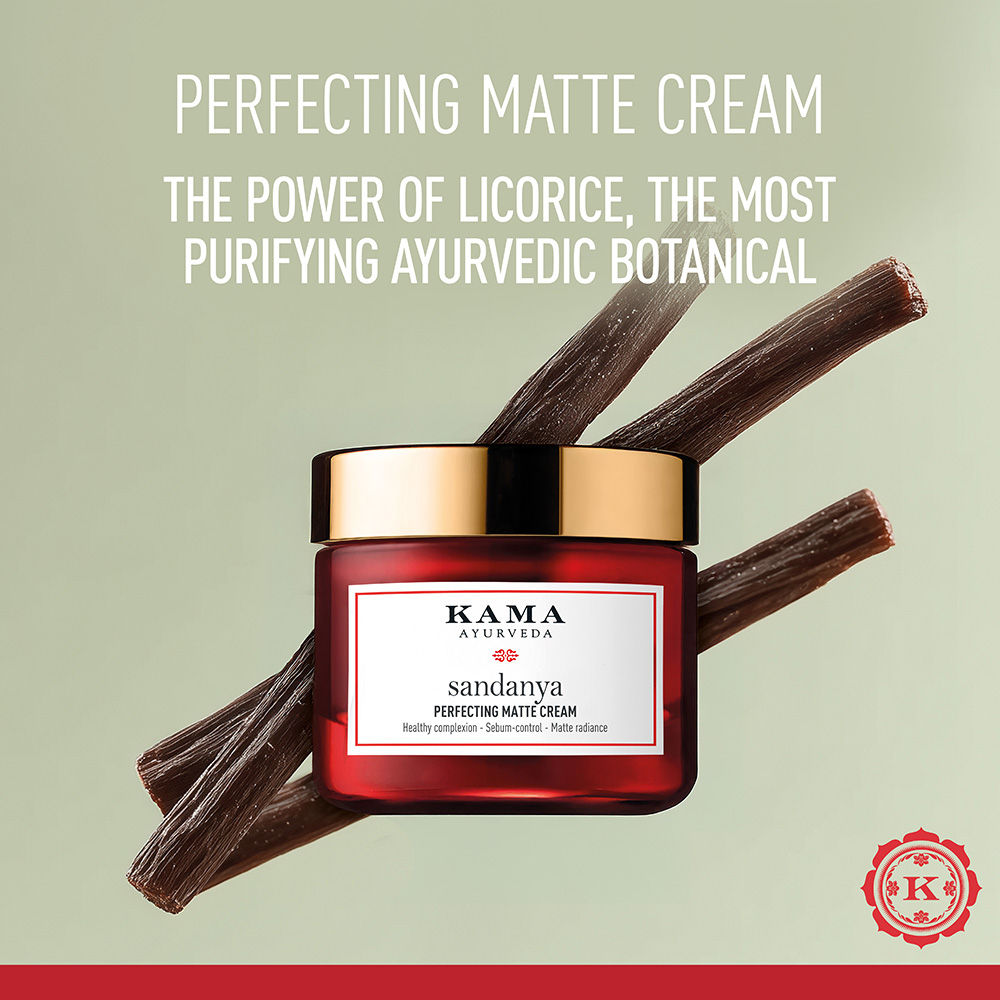 Kama Ayurveda Sandanya Perfecting Matte Cream, 30ml