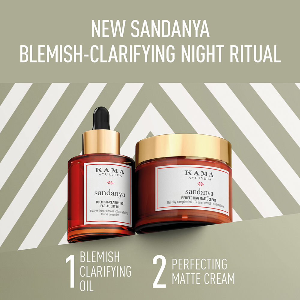 Kama Ayurveda Sandanya Perfecting Matte Cream, 30ml