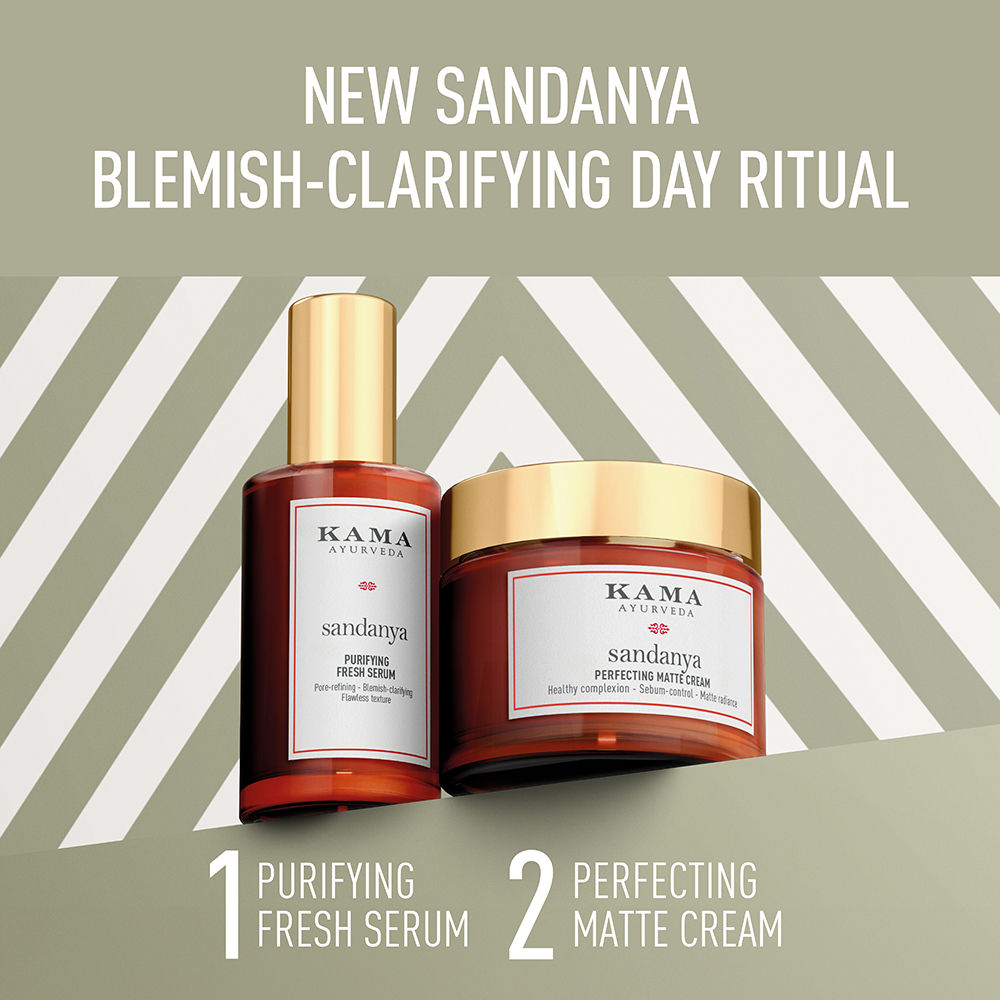 Kama Ayurveda Sandanya Perfecting Matte Cream, 15ml