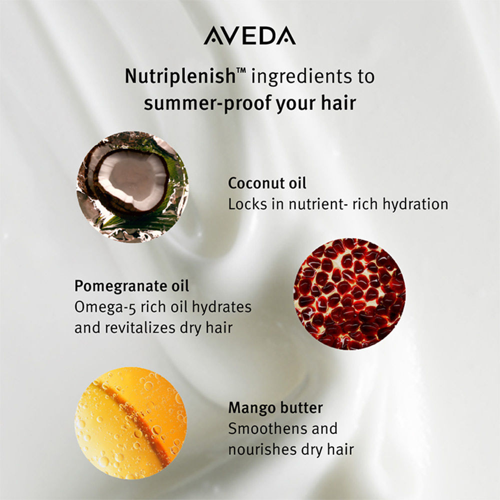 Aveda Nutriplenish Light Hydration Conditioner for Dry & Frizzy Hair with Coconut Oil, 250ml