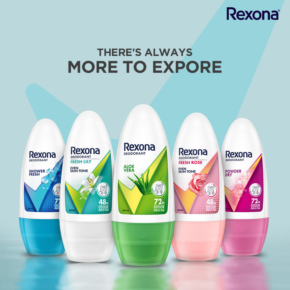 Rexona Shower Fresh Underarm Roll On (Pack of 2), 2 pieces Buy at Indicrest Image 10