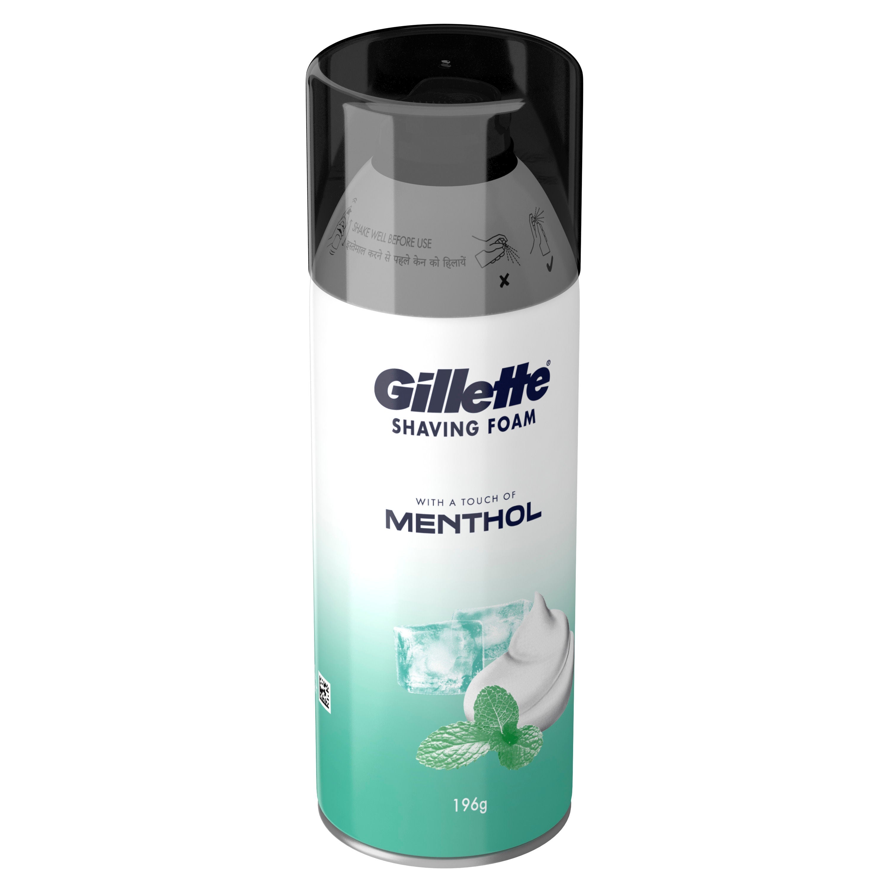 Gillette Classic Menthol Shaving Foam, 196g Buy at Indicrest Image 2