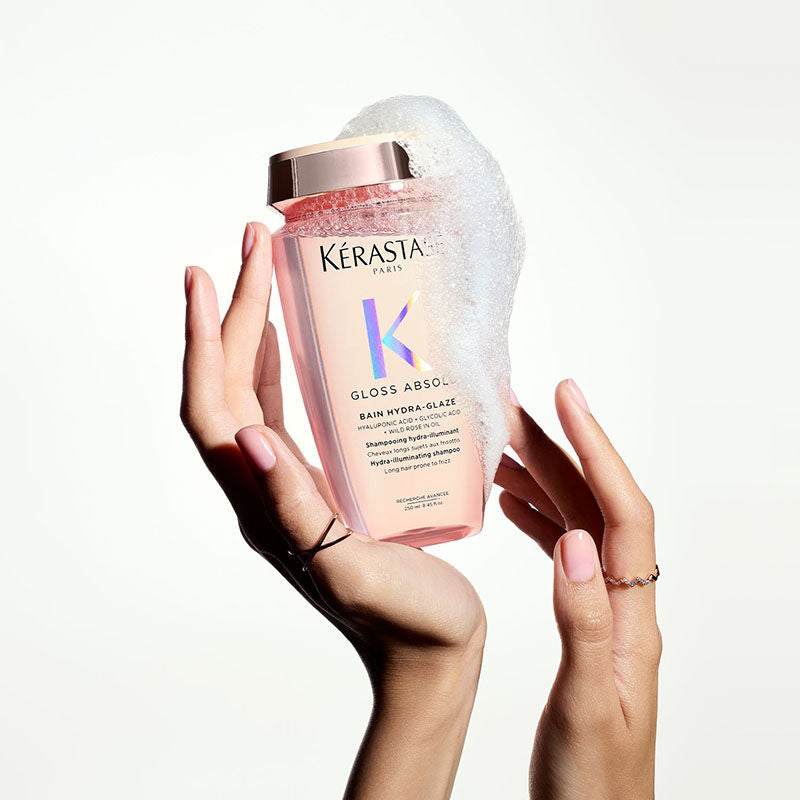 Kérastase Gloss Absolu Anti-Frizz Shampoo, Fine To Medium Hair, 4-Days Anti-Frizz, 80ml