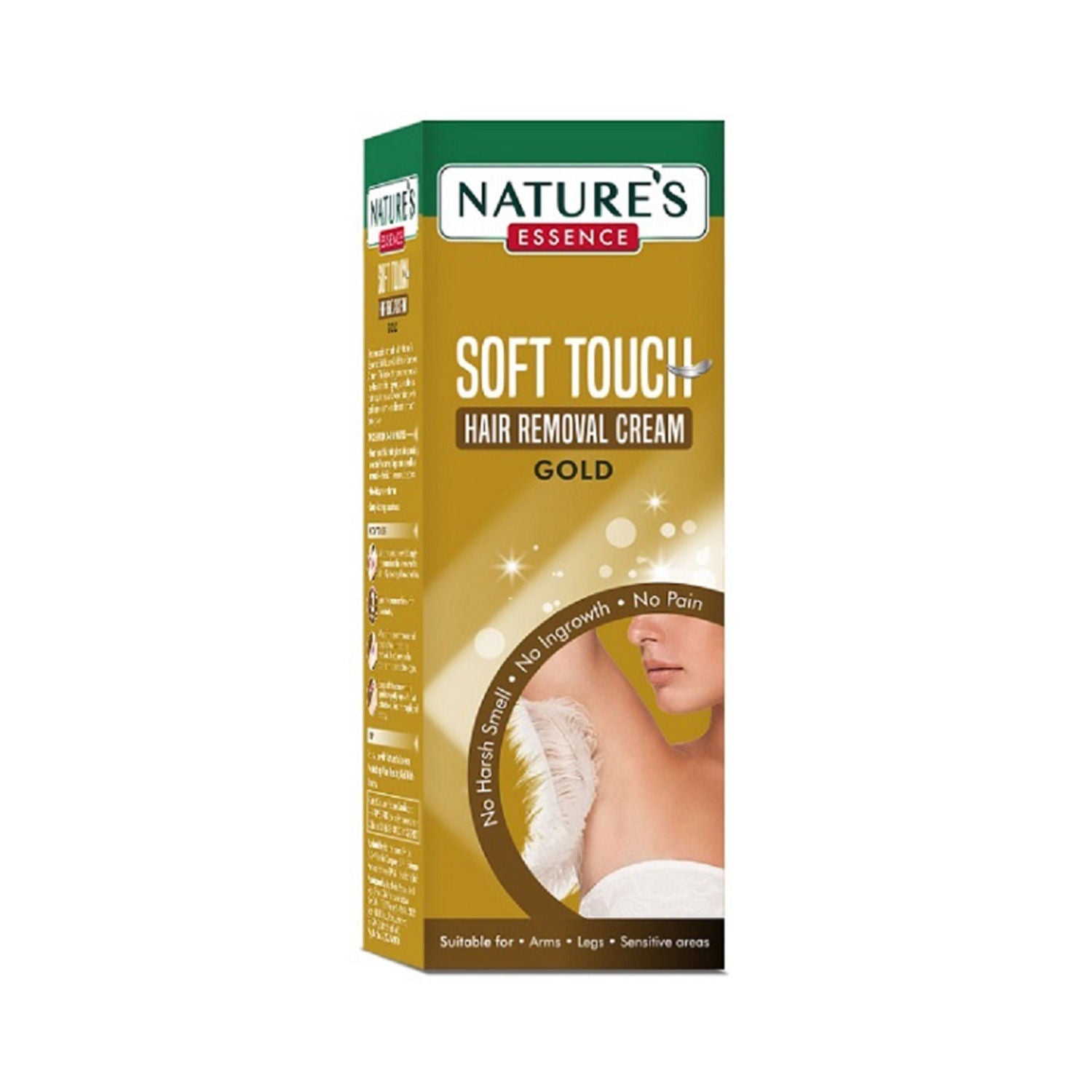 Nature's EssenceHair Removal Cream Gold - For All Skin Types, 50g Buy at Indicrest Image 2