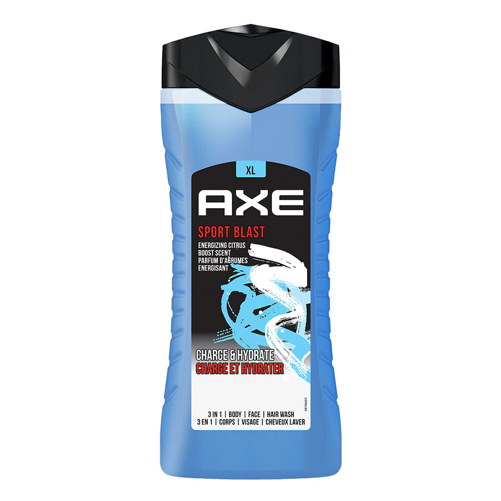 Axe Sports Blast 3 In 1 Body, Face & Hair Wash For Men, 400ml Buy at Indicrest Image 2