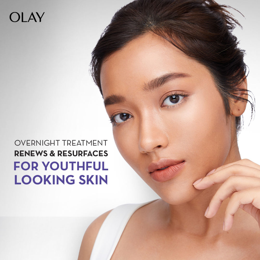 Olay Retinol 24 Anti Ageing Night Serum For Youthful Looking Skin, No Irritation, Fragrance Free, 30ml Buy at Indicrest Image 2