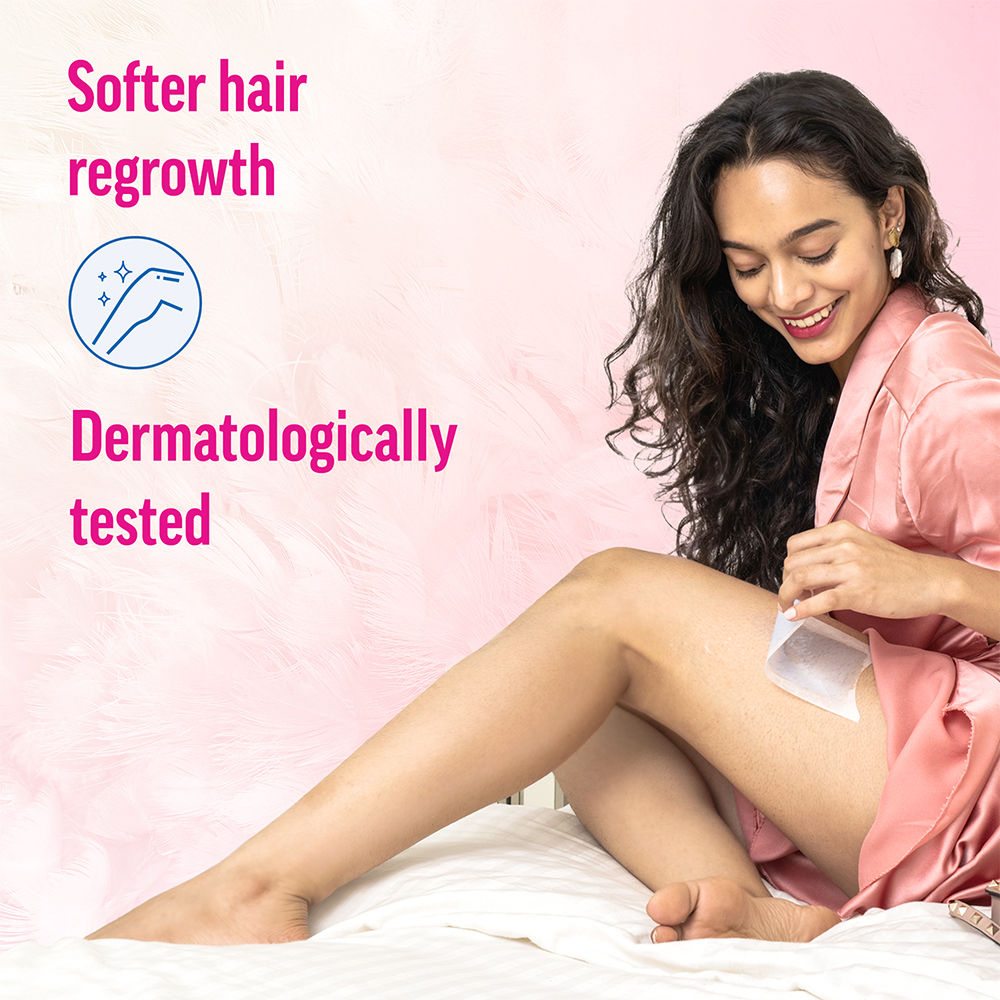 Veet Professional Waxing Strips Kit For Dry Skin, 8 pieces Buy at Indicrest Image 7