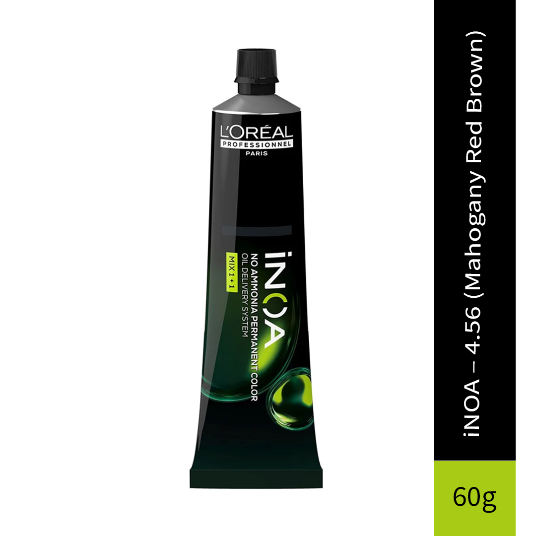 L'Oreal Professionnel Paris iNOA – 4.56 (Mahogany Red Brown) Ammonia-Free Hair Color, 60g
