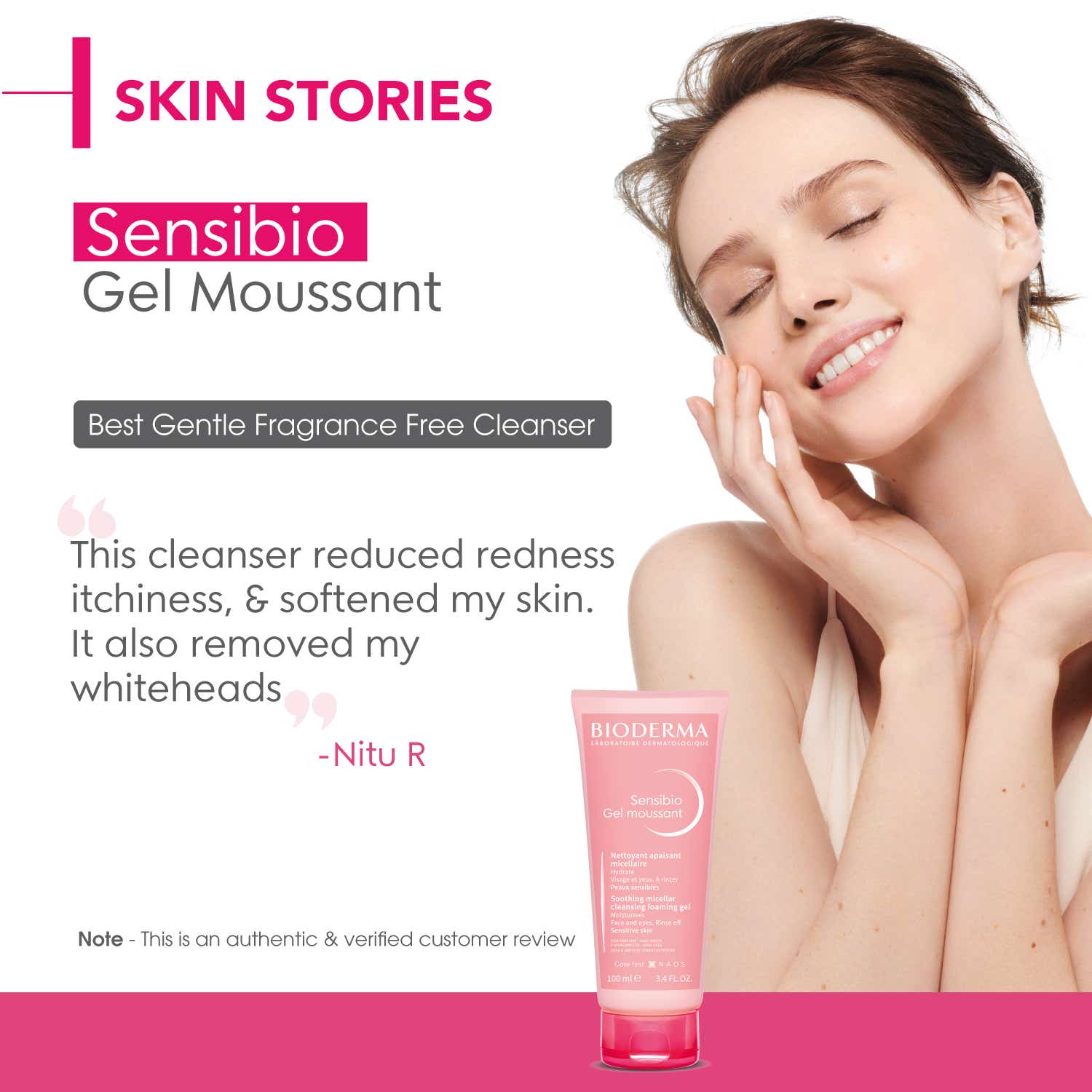 Bioderma Sensibio Gel Moussant, 100ml Buy at Indicrest Image 7